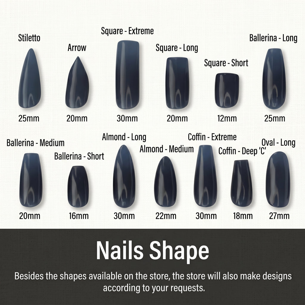 Dallas Cowboys Handmade Press On Nails | Reusable 3D Nail Set