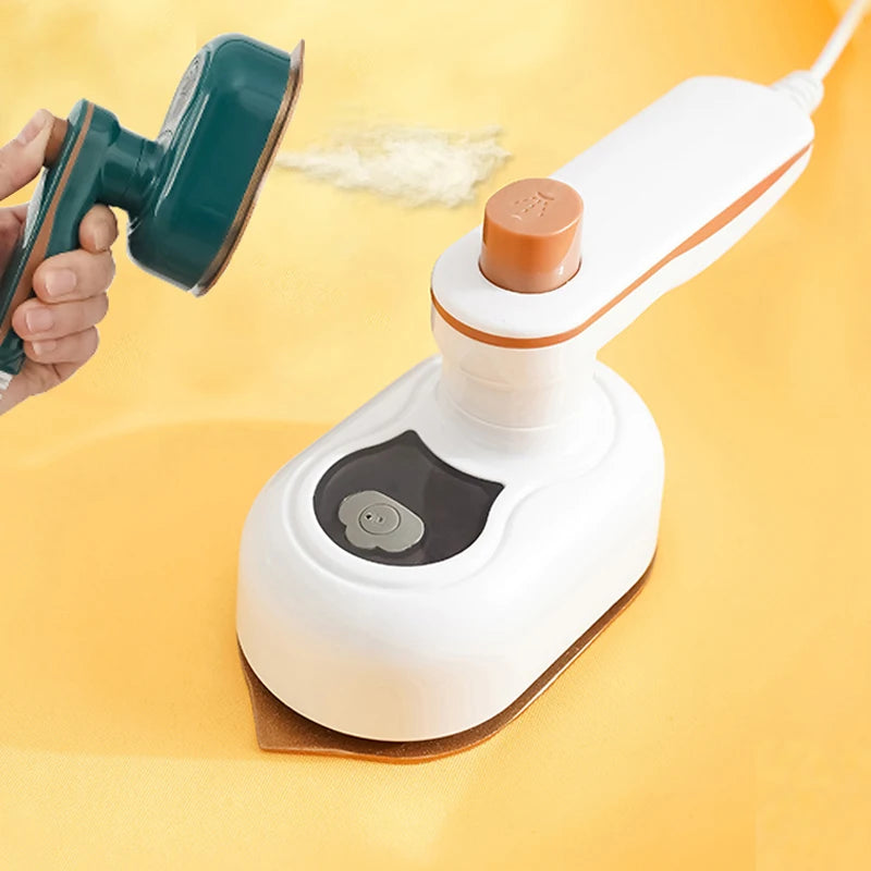 1PC Mini Hanging Iron Home Travel Steam Iron Handheld Ironing Machine Convenient Storage for Clothes Household Goods
