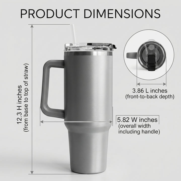 Chicago Cubs 40oz Tumbler with Lid and Straw